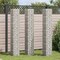 vidaXL Gabion Raised Bed Silver Rust-proof and weather-proof iron Large